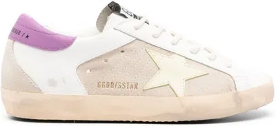 GOLDEN GOOSE WOMEN'S DISTRESSED CALF LEATHER SUPERSTARS SNEAKER