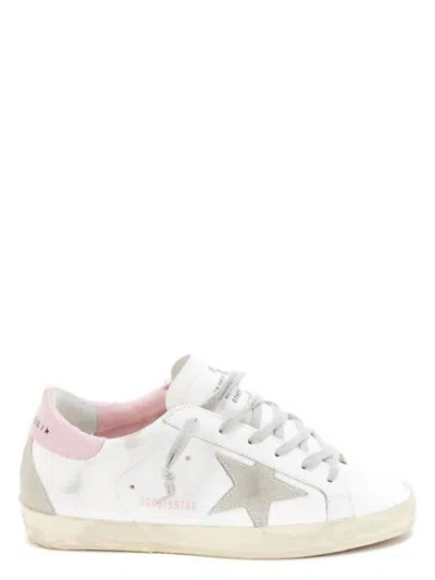 Golden Goose Women's Distressed Canvas Sneakers In White
