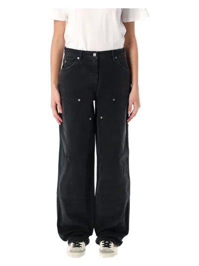 GOLDEN GOOSE WOMEN'S DISTRESSED MARLEY PAINTER PANT