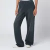 Golden Goose Cotton Jogging Pants Elastic Waistband In Black