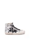 Golden Goose Francy Sequined High-top Sneakers In Multi