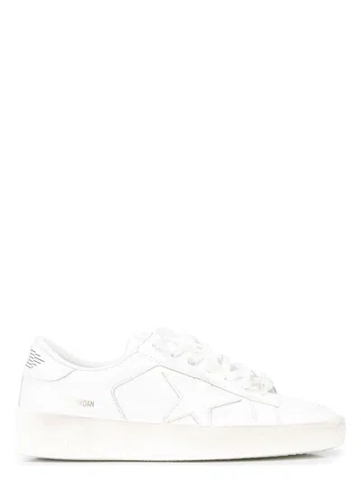 Golden Goose Women's Genuine Leather Sneakers In White