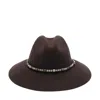Golden Goose Women Golden Fedora Hat In Brown