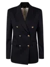 Golden Goose Double Breasted Blazer In Light Dry Wool Gabardine Clothing