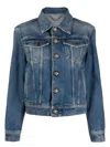 Golden Goose Denim Jacket Casual Jackets And Parka Blue In Blue
