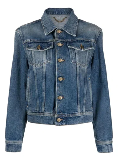 GOLDEN GOOSE WOMEN'S GOLDEN W`S REGULAR JACKET MEDIUM STONE WASHED DENIM