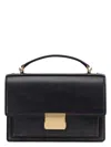Golden Goose 'venezia' Black  Hand Bag With Lettering Logo And Clasp Closure In Black
