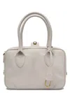 Golden Goose 'vita' White Handbag With Laminated Logo In White