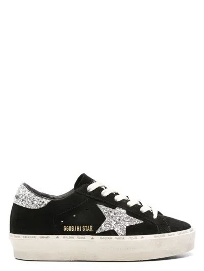 GOLDEN GOOSE WOMEN'S HI STAR LEATHER SNEAKERS