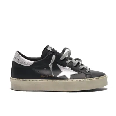 Golden Goose Women's Hi Star Platform Sneaker In Black