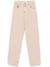 Golden Goose Relaxed-fit Trousers With Five-pocket Design And Star Embellishments In Multicolor