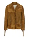 Golden Goose Women Olinda Fringed Jacket In Multi
