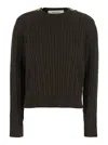Golden Goose Brown Wool Blend Sweater In Brown