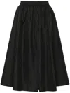 Golden Goose Circle Skirt In Nylon In Black