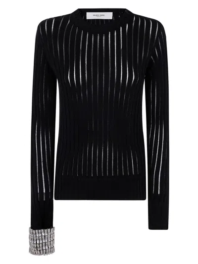 GOLDEN GOOSE WOMEN'S JOURNEY W`S CREWNECK LONG SLEEVES NELLY NYLON /ORGANIC COTTON