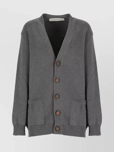 Golden Goose Women's Knit Cardigan Long Sleeves In Gray