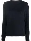 Golden Goose Black Merino Wool Sweater With Golden Applications For Women In Black