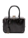 Golden Goose Structured Silhouette Top Handles Detachable Strap In Black