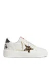 Golden Goose Leopard-print Leather Star Sneakers In Multi