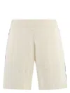 Golden Goose Lionel Knitted Shorts In Ivory