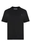 Golden Goose Cotton T-shirt With Iconic Frontal Star In Black