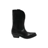 Golden Goose Deluxe Brand Low Wish Star Pointed-toe Boots In Black