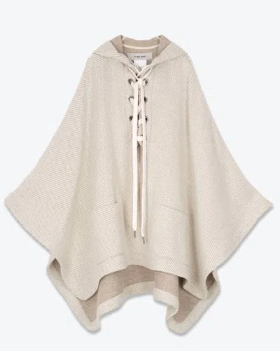 Golden Goose Women's Manteaux Criss Cape In Artic Sand In Neutral