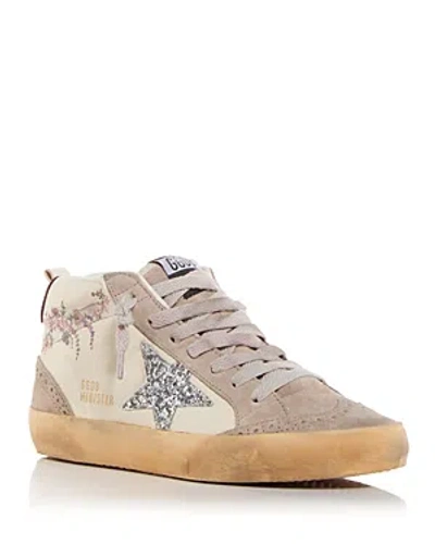 Golden Goose Women's Mid Star Low Top Sneakers In Gold