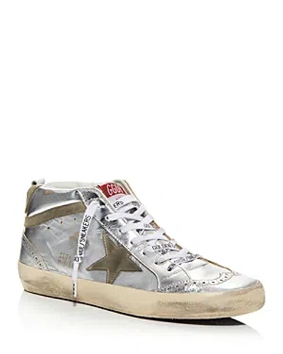 GOLDEN GOOSE WOMEN'S MID STAR MID TOP SNEAKERS
