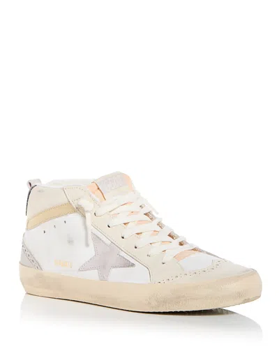 Golden Goose Women's Mid Star Mid Top Sneakers In White