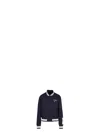 Golden Goose Wool Blend Bomber With Embroidered Logo