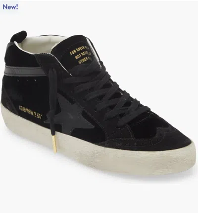 Pre-owned Golden Goose Women's Midstar Velvet Sneaker, Black 5604 - Retail $625