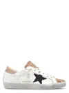 Golden Goose Super Star Leather Sneakers In White