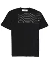 Golden Goose T-shirt With Flag Print In Multi
