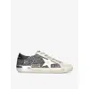 Golden Goose Superstar Glitter Low-top Sneakers In Mult/other
