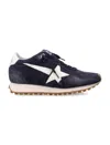 Golden Goose Low-top Suede Sneakers With White Star Detail In Animal Print