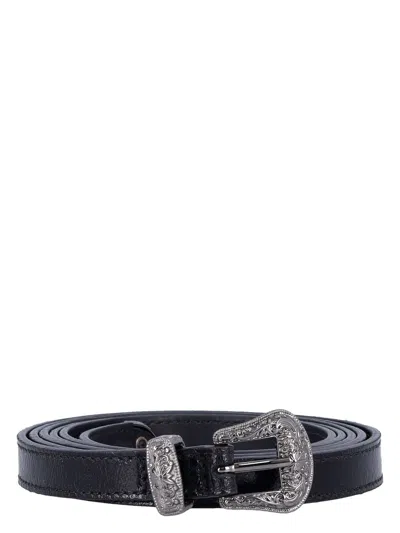 GOLDEN GOOSE WOMEN'S NEW TEX LEATHER BELT