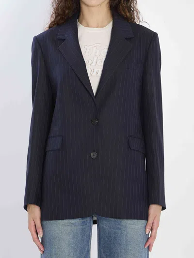 GOLDEN GOOSE GOLDEN GOOSE WOMEN PINSTRIPE BLAZER