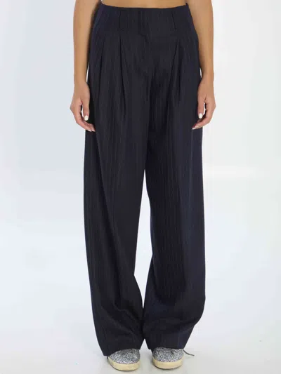 GOLDEN GOOSE GOLDEN GOOSE WOMEN PINSTRIPED TROUSERS
