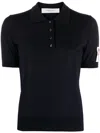 Golden Goose Short-sleeve Polo Shirt In Navy