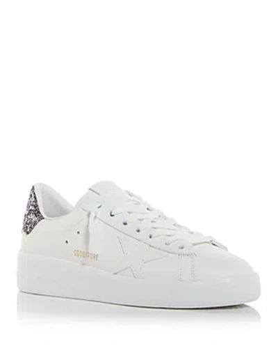 Golden Goose Women's Pure Star Low Top Sneakers In White/anthracite