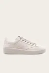 Golden Goose Pure-star Nacreous Clouds Suede Leather Sneaker In White