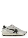 Golden Goose Marathon Running Sneakers In Laminated Leather