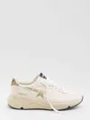 Golden Goose Running Sole Sneakers In Nappa With Laminated Star And Lizard Printed Heel Tab Shoes