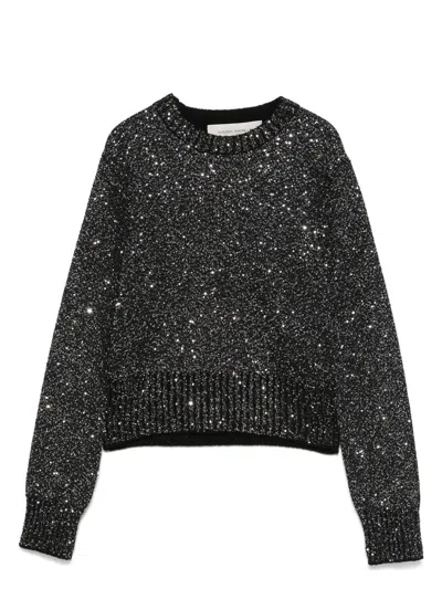 GOLDEN GOOSE WOMEN'S SEQUINED WOOL BLEND JUMPER SWEATER