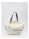 Golden Goose Spacious Beige Handbag With Dual Handles And Adjustable Strap
