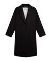 Golden Goose Single-breasted Welt-pocket Coat In Black