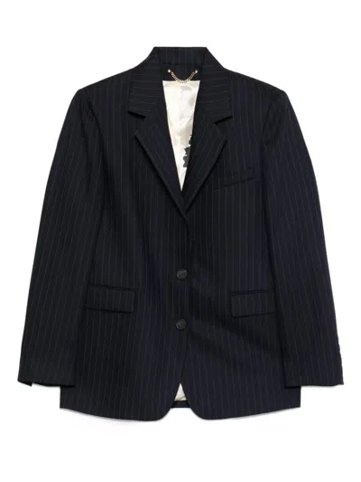 GOLDEN GOOSE GOLDEN GOOSE WOMEN SINGLE-BREASTED PINSTRIPED JACKET