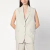 Golden Goose Single-breasted Vest In Wool Blend Women
