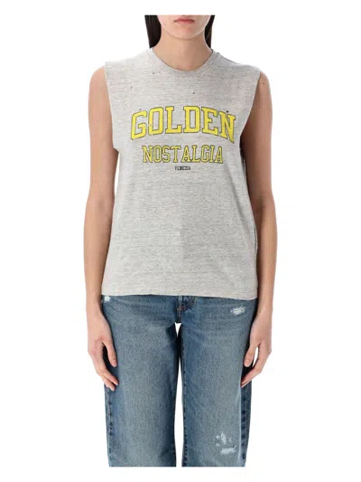 GOLDEN GOOSE WOMEN'S SLEEVELESS T-SHIRT